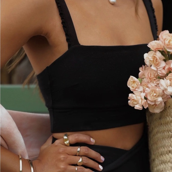 New sincerely Jules ruffle strap square neck - Picture 3 of 6